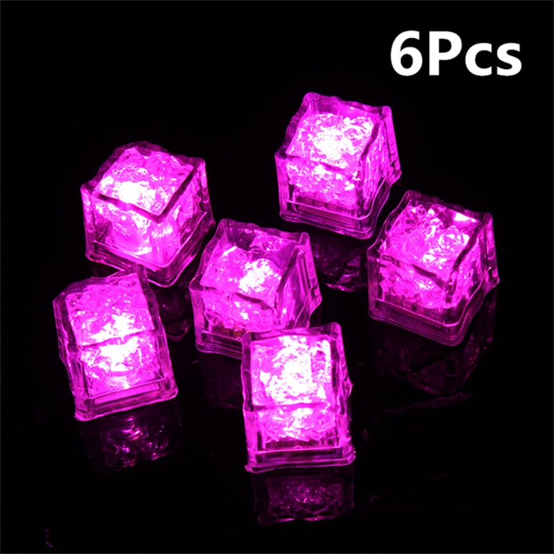 
                  
                    6Pcs Luminous LED Ice Cubes Glowing Festival Party Accessories Home Decor
                  
                